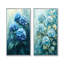 Hortensia Blossom Harmony I - impression sur toile florale 2 panneaux-514002877-514002873