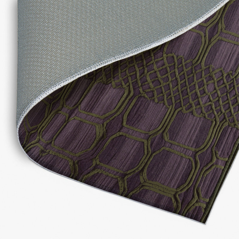 Tapis noir intérieur et extérieur Trellis, Rectangulaire 2 pi x 3 pi