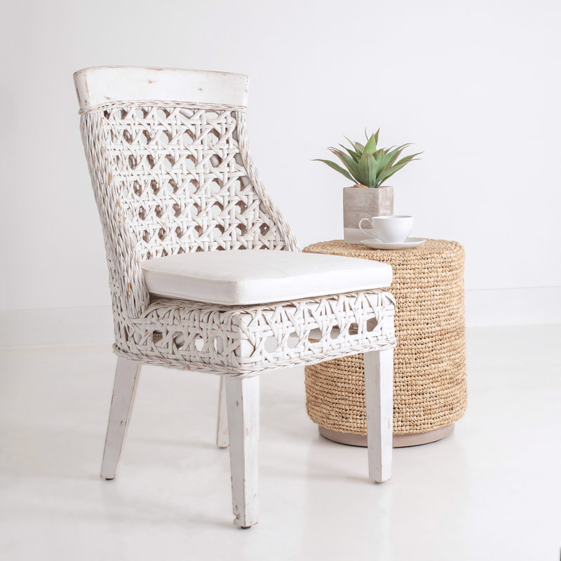 Chaise d'appoint de 25,5 po Rashad, Blanc