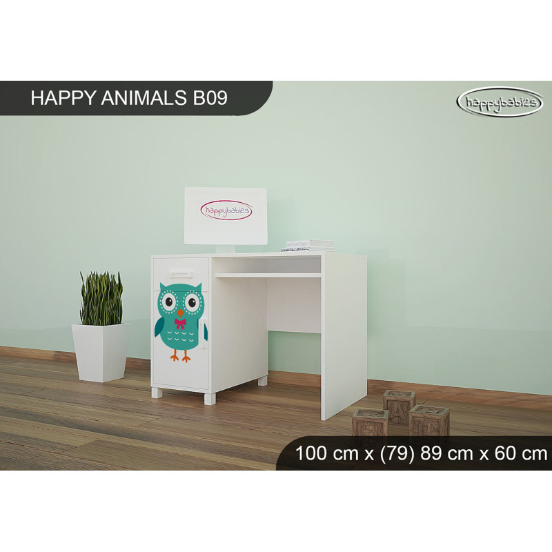 100cm Writing Desk, White