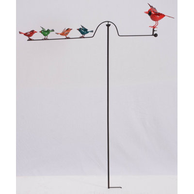 Birds Balance Garden Stake