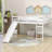 Hallema Full Loft Bed with Slide-2021877960