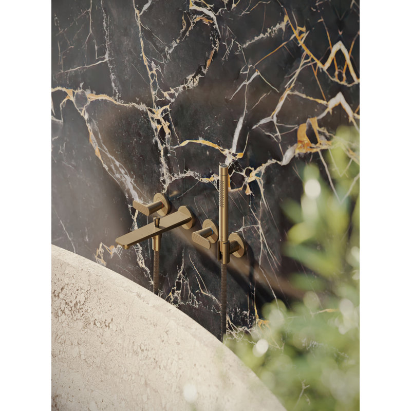 Citterio C Tub Filler with Diverter, Gold