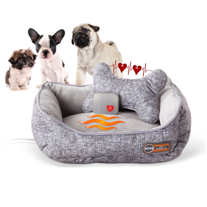 Coussin de battement de cœur de la mère, H 7 po x l 13 po x P 11 po