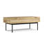 Table basse à plateau relevable en bois de manguier massif Stonastyle