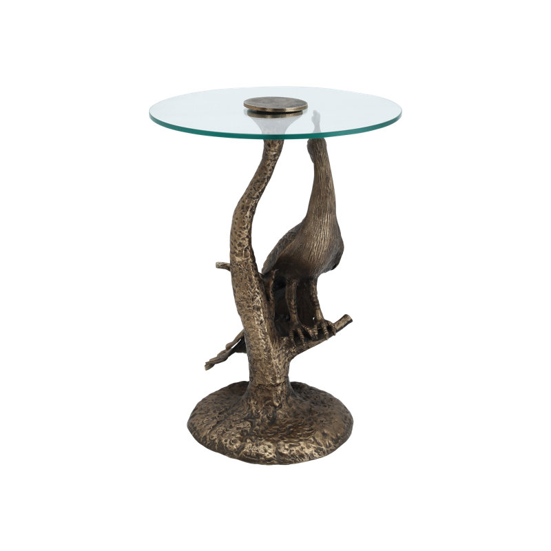 Paonne Glass End Table