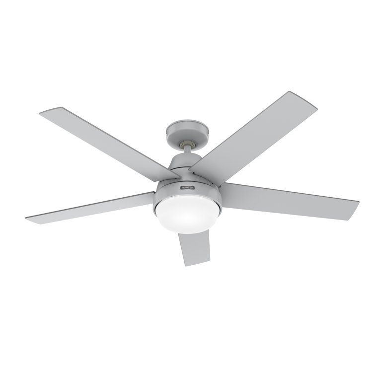52" Aerodyne 5 - Blade Smart Standard Ceiling Fan with Lights and Remote