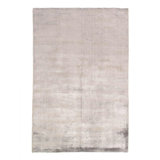 Hidderich Hand Loomed Silk Area Rug in Gray