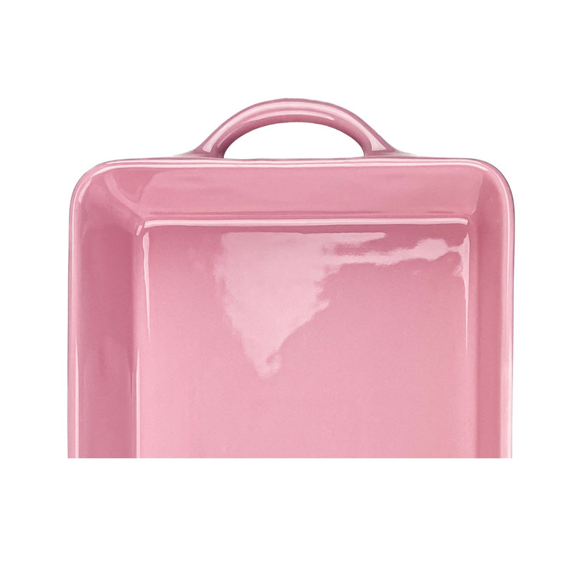 10 Strawberry Street Daisy  Rectangular Baker, Pink