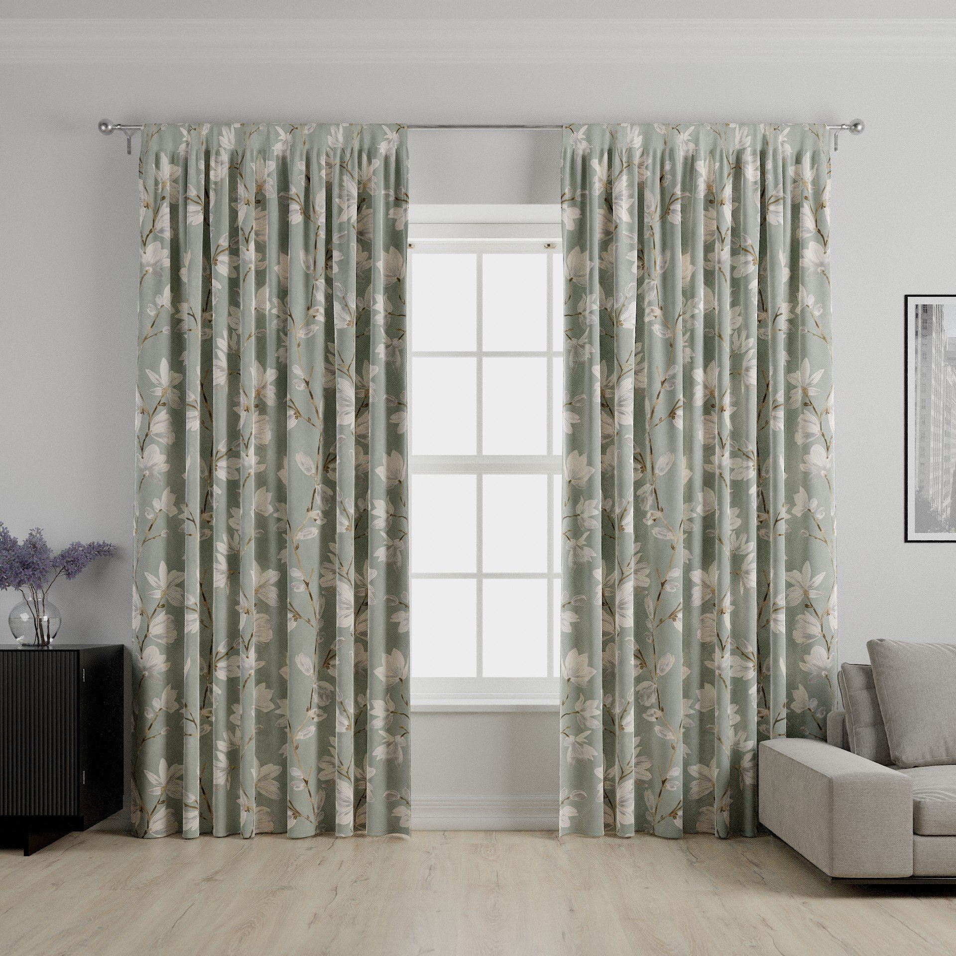 McalisterTextiles Cotton Room Darkening Curtains / Drapes Pair | Wayfair