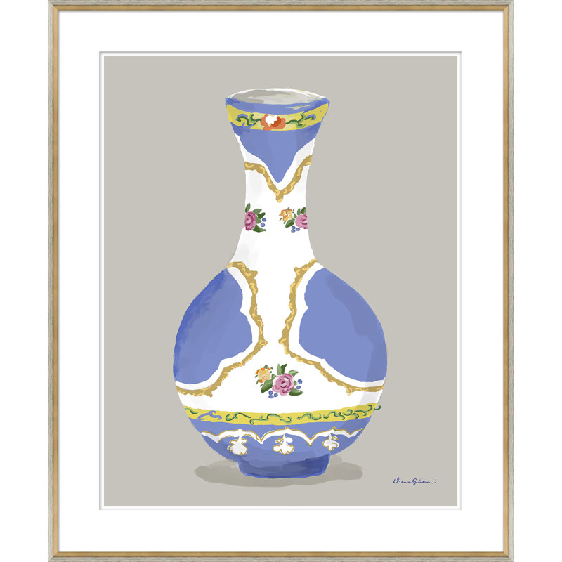 Minton In Persimmon Print by Dana Gibson