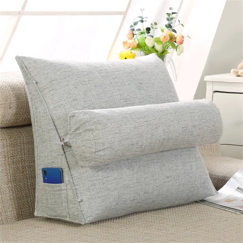 Coussin Imitation, Gris clair