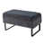 Fausse fourrure gris anthracite