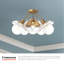 Plafonnier semi-encastré 5 lumières 19,75 po Francesca-66310878