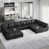 Black Faux Leather