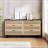6 - Drawer Dresser,Double Dresser,Storage Cabinet With 6 Drawers,Sideboard,Console Table-990372890