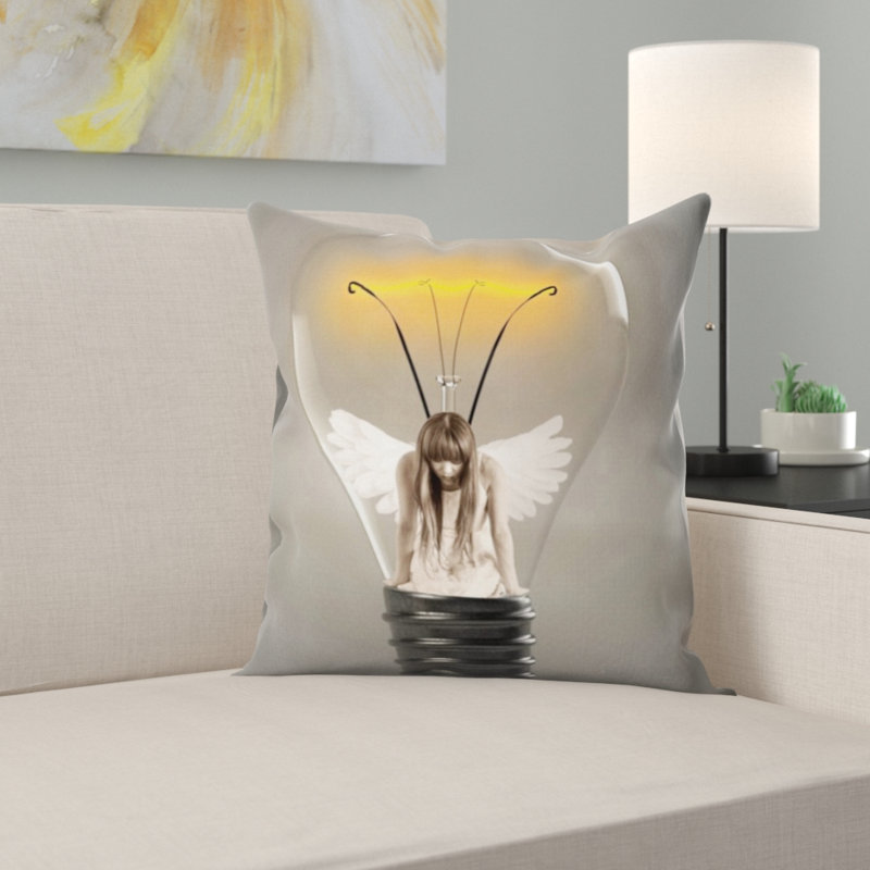 Microsuede Throw Pillow