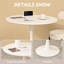Ensemble de table de salle à manger ronde 31,5 "et 2 chaises à dossier rond-622080972-622080975