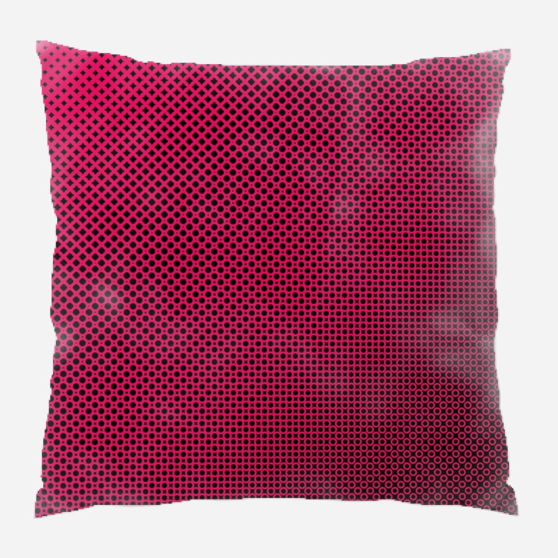 Geometric Microsuede Reversible Throw Pillow