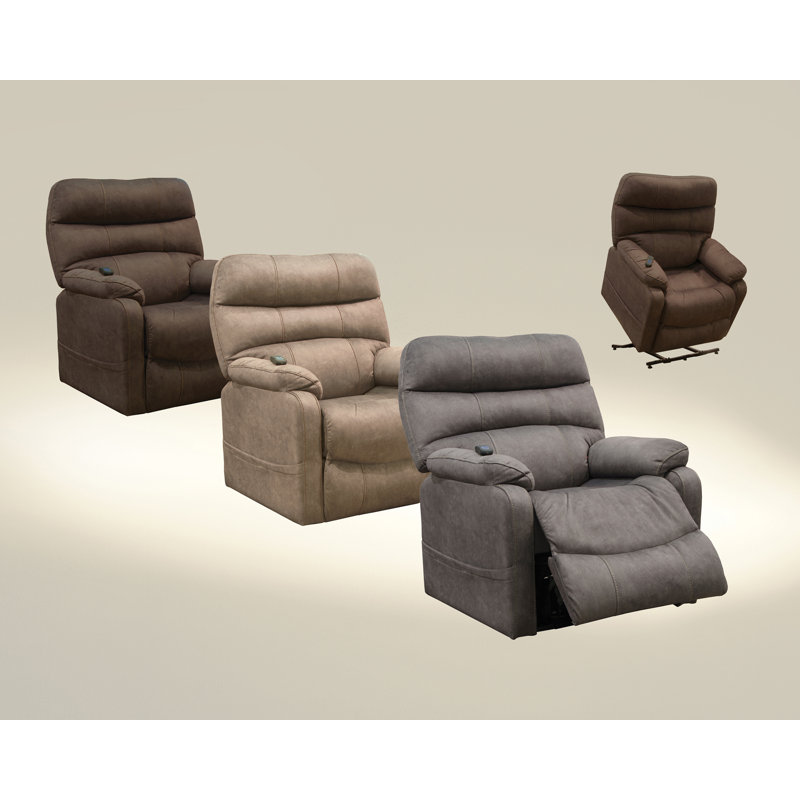 Fauteuil inclinable électrique lève-personne de 38 po de largeur Peniste, Gris