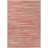 Garbielle Striped Sand Maroon Salmon Indoor Outdoor Area Rug-504599849