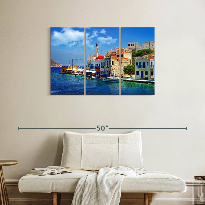 Gillard Kastelorizo Island, 24" H x 38" W