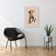 Skateboarding Monkey Fun Playful Contemporary Monkey Urban Wall Art Print 1 Piece Wrapped Canvas Wall Art-46169197