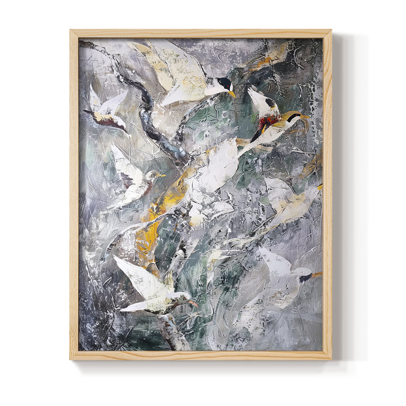 ANIMALS Series XXXIII, reproduction encadrée - bois massif, H 21 po x l 17 po