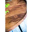 Table basse ovale 39 po x 26 po x 16 po, fusion de bois naturel et de fer, intégration d'euphorie dans le salon, finition, joie
