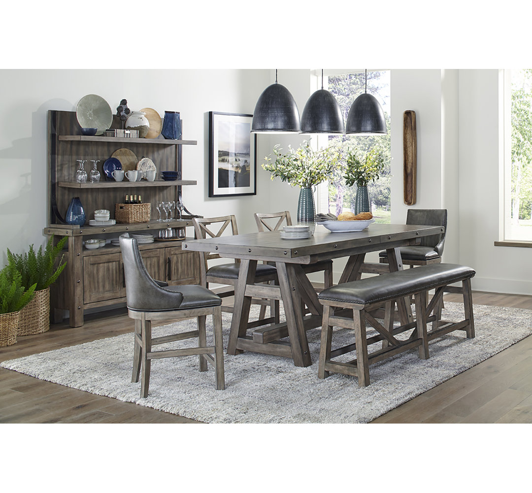 Kinleigh 8 - Person Extendable Dining Set Gracie Oaks