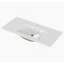 39.4-Inch White Ceramic Bathroom Sink, Fits 36-Inch Vanity,Pre-Drilled Faucet Hole,Modern Minimalist Design,Durable & Easy To Clean
