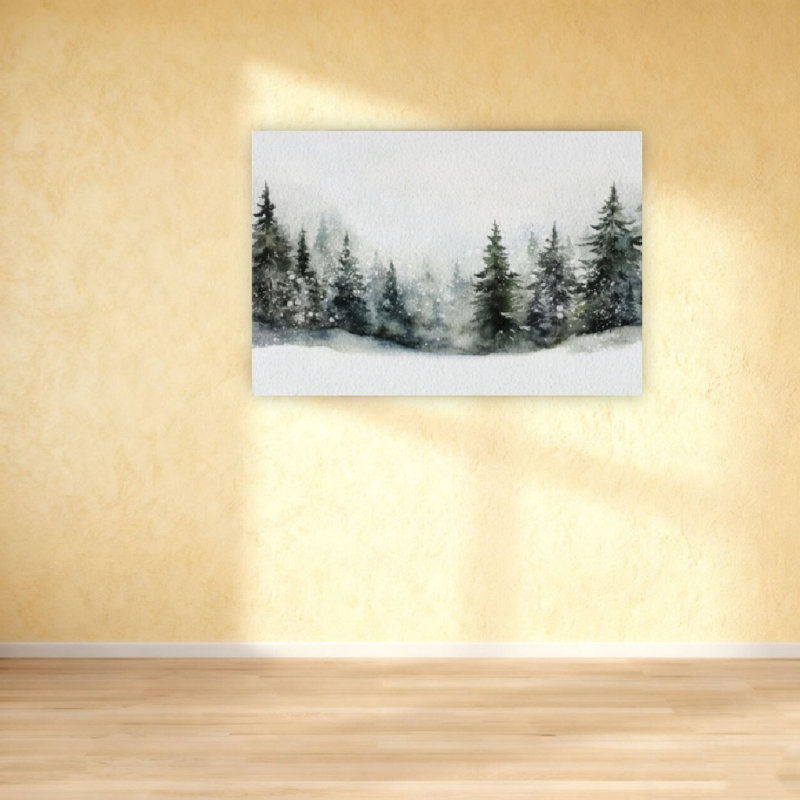 Thème rétro de Noël campagnard, art mural non encadré, 36 x 24
