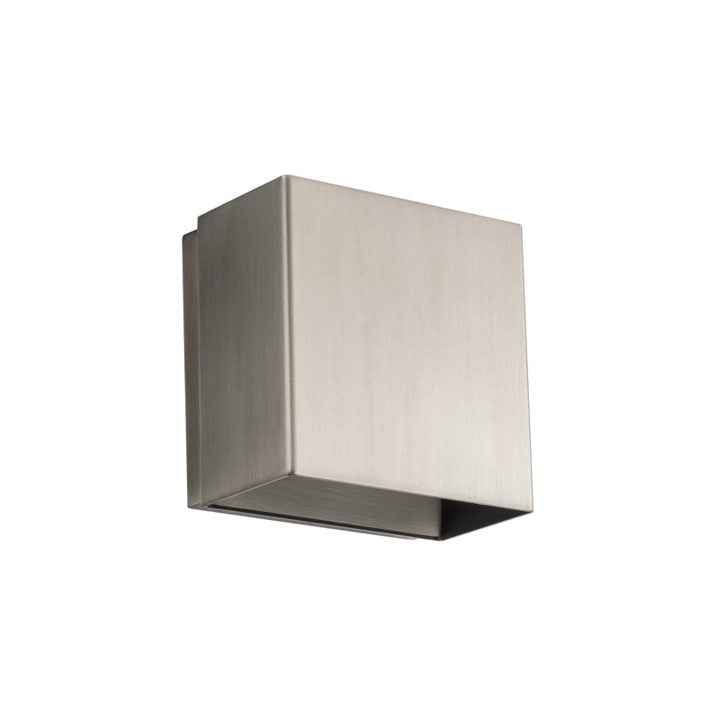 1 - Light LED Flush Mounted Sconce, 3000K, Brushed Nickel