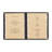 WeChef 10 Pack Restaurant Menu Covers 8.5" x 11" Book Style 4 Pages 6 Views Cafe