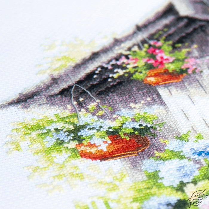 Kit de broderie au point de croix compté « Bonheur tranquille » de Magic Needle 70-47