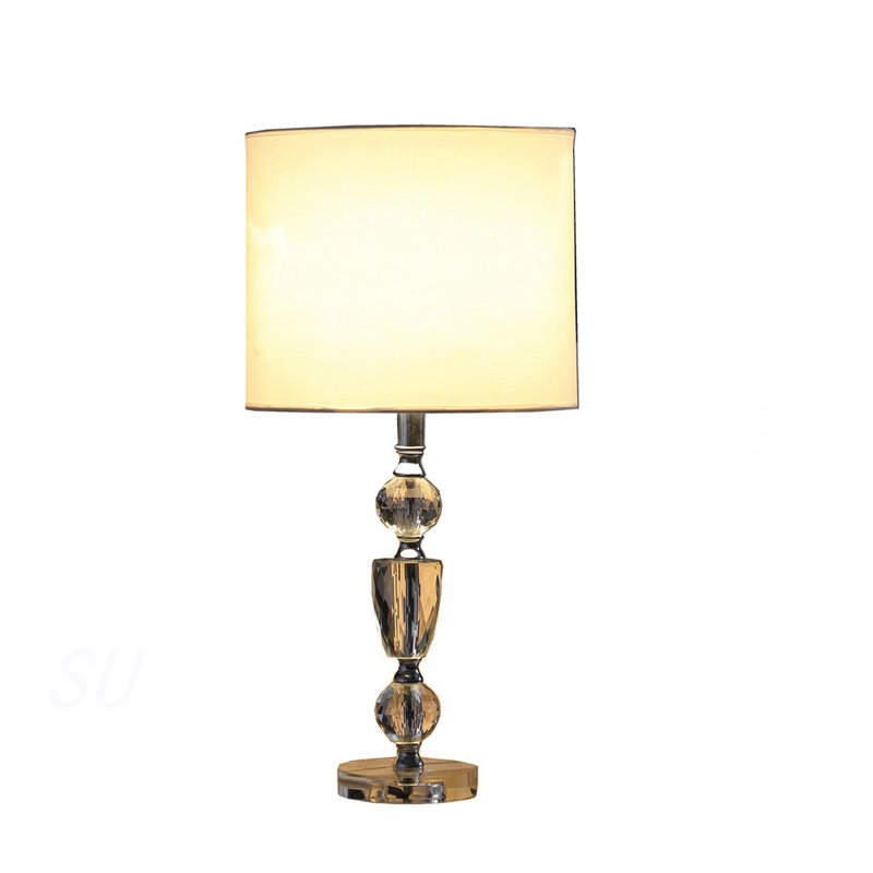 23.5" In Cale Cut-Crystal Modern Table Lamp