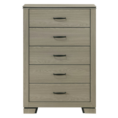 Mobilier de chambre à coucher moderne à 5 tiroirs