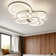 8-Light Led Semi Flush Mount