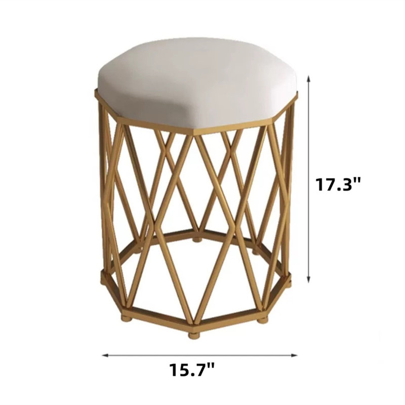 Tabouret, structure en métal