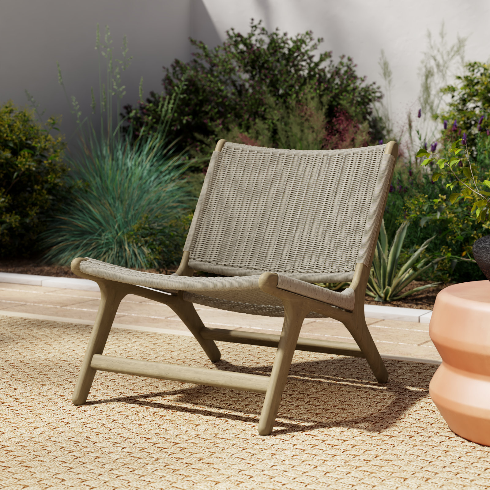 Vienna Teak Patio Lounge Chair