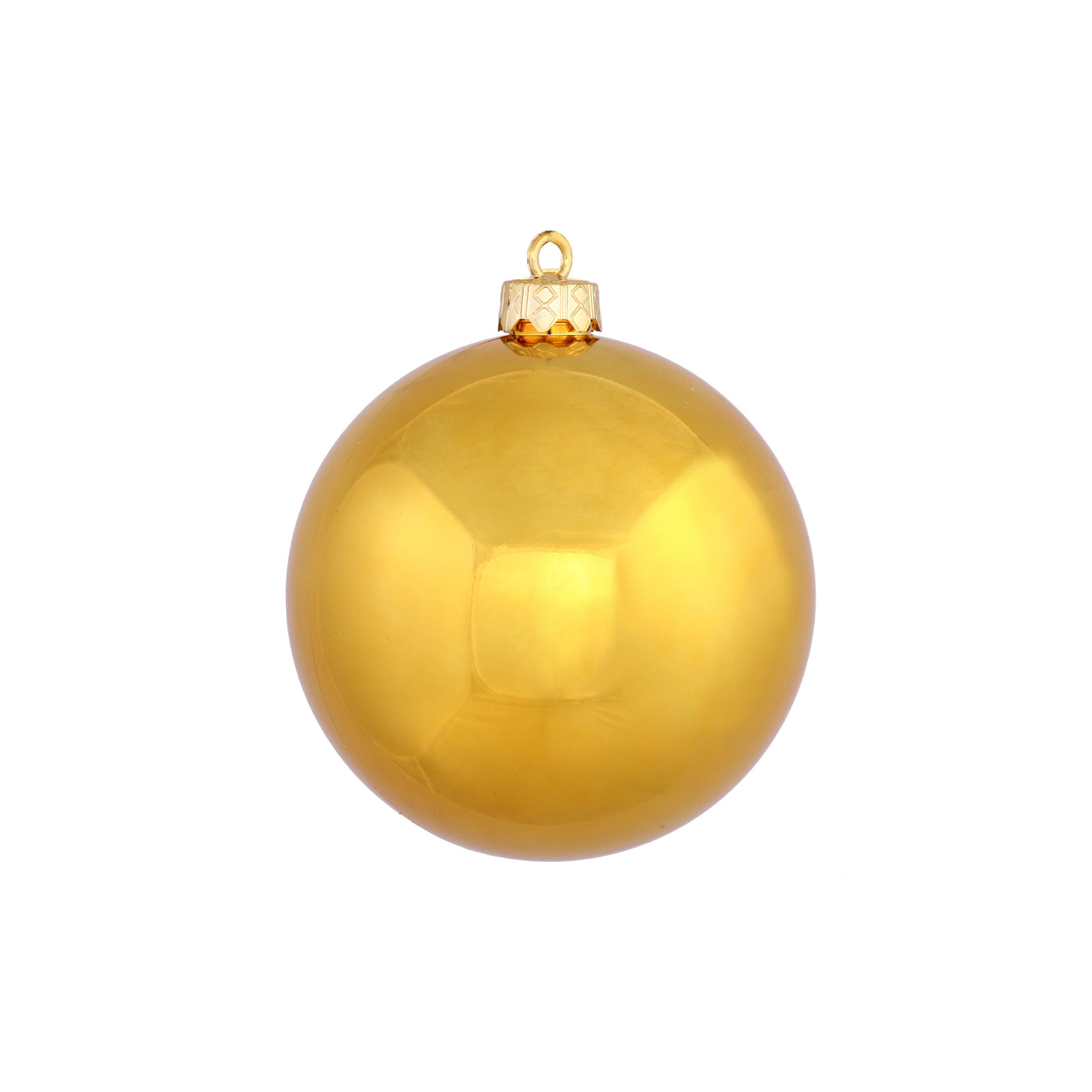 Holiday Décor Ball Ornament, Antique Gold, 6"