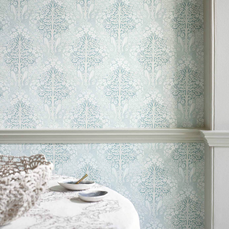 Lerena Wallpaper, Ivory