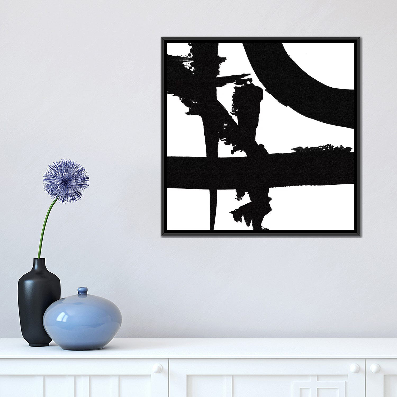 East Urban Home 'Crossing Paths II' Graphic Art Print on Wrapped Canvas ...