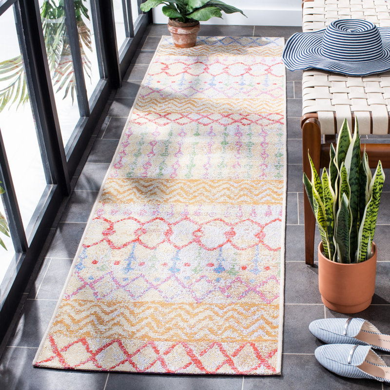 Bodie Performance Southwestern Indoor/Outdoor Area Rug, Runner 2' x 8'