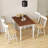 Dining Table Set Mid Century Modern Small Saving Space Dining Table Set-130975369-130975370