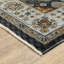 Tapis oriental bleu / brun Hovis-1261165569