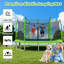Trampoline Aero Modern avec enceinte sécuritaire et cadre en métal robuste-120887220