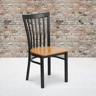 Oliverson School House Back Metal Restaurant Chair