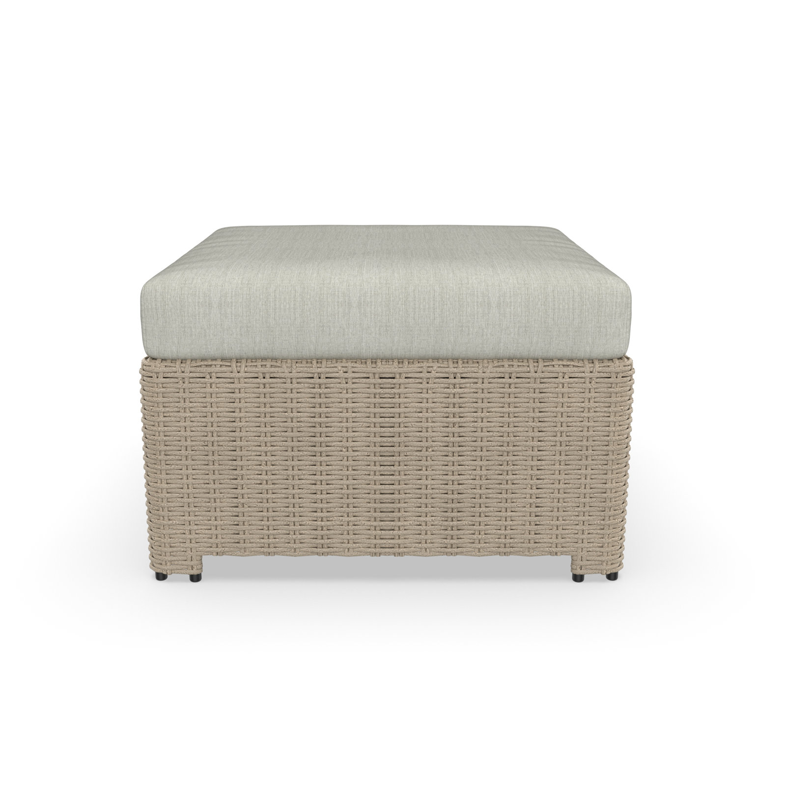 Henri Sunbrella® Patio Ottoman, Sunbrella® Canvas Granite