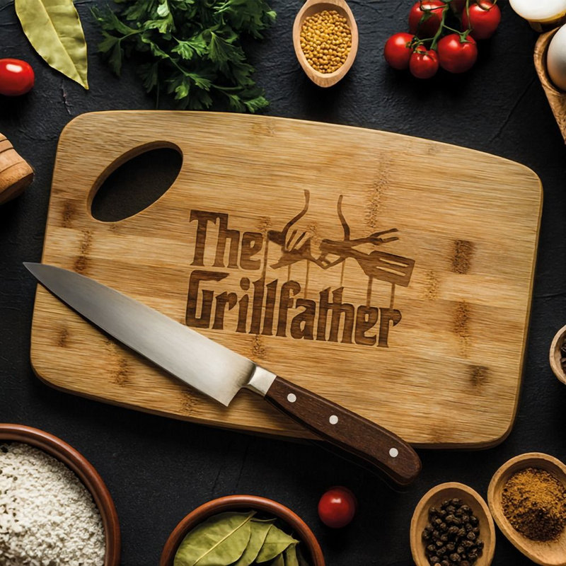 Mikamax Bamboo Grillfather Cutting Board